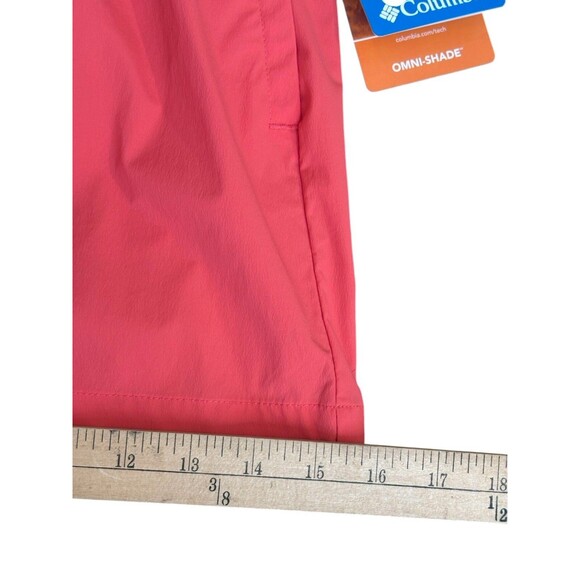 Columbia Boundless Trek Active Shorts Women's Large Regular Fit Coral UPF 50 - Picture 7 of 13